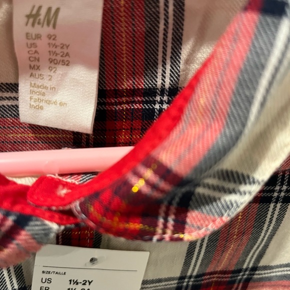 H&M Plaid Dress - NWT! ❤️ - Picture 3 of 4